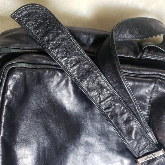 Vintage "ENVY" Italy black crossbody purse - Picture 11 of 16